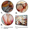 thumbnail image 3 of Designart "White Pink Magnolias Magnolia Euphony II" Floral Floater Framed Wall Art Print, 3 of 7