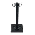 thumbnail image 2 of S SERENABLE Support de Queue de Billard 8 Trous Rangement d'Angle pour Club Salle de Billard Garage Noir, 2 of 9