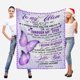 thumbnail image 2 of LHSHID Personalized Custom Name Message Blanket to My Mom from Son I'll Always be Your Little Boy Loving Mom Cozy Soft Microfleece Travel Blanket Travel or Lounging at Home, 2 of 6