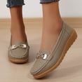 thumbnail image 2 of Women's Loafers Casual Slip on Mule Work Flats Shoes Business Casual Driving Walking Dressy Moccasins, 2 of 9