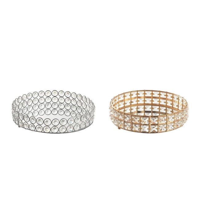 2 uds 10 pulgadas bandeja de joyería forma forma forma soporte espejo adornado licencia organizadora de tocador Salvador Bandeja organizadora de joyas
