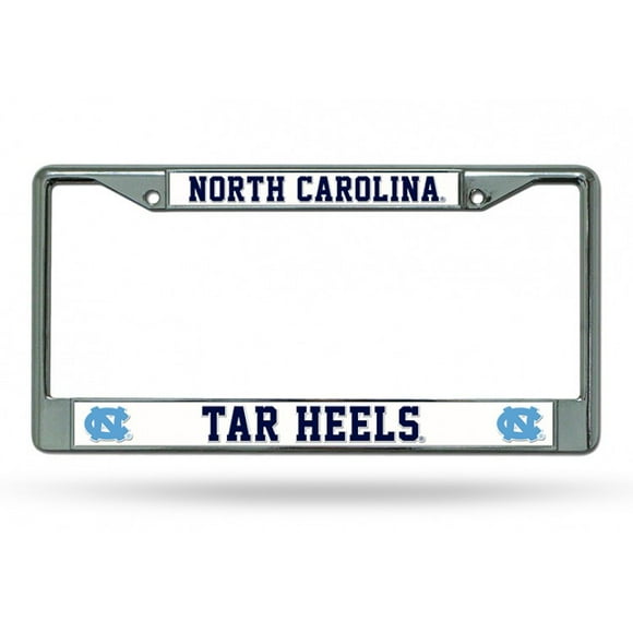 North Carolina Tar Heels Chrome License Plate Frame