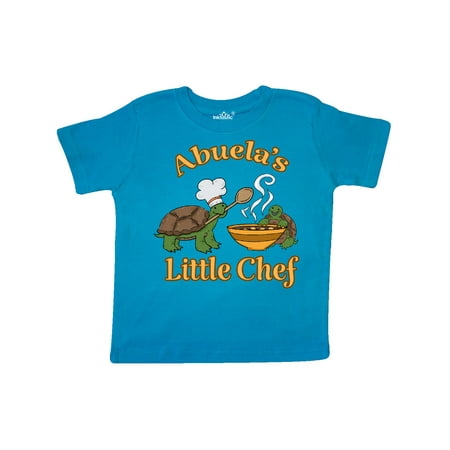 

Inktastic Abuela s Little Chef with Cute Turtles Gift Toddler Boy or Toddler Girl T-Shirt