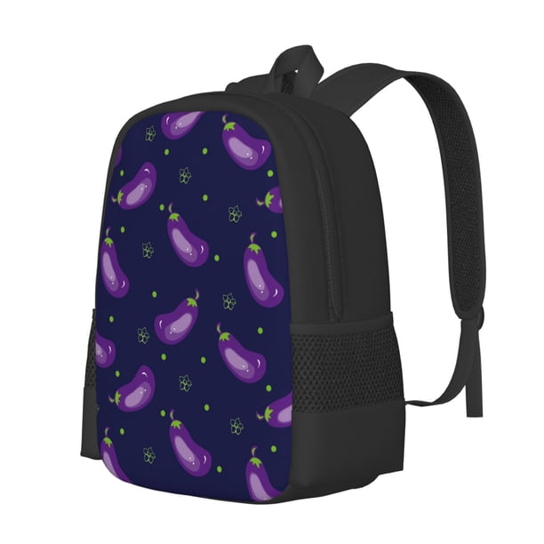 Fotbe Eggplant Mochila para Hombre y Mujer - Tela Oxford 600D Resistente - Mochila Impermeable de Gran Capacidad para Escuela, Viajes y Senderismo