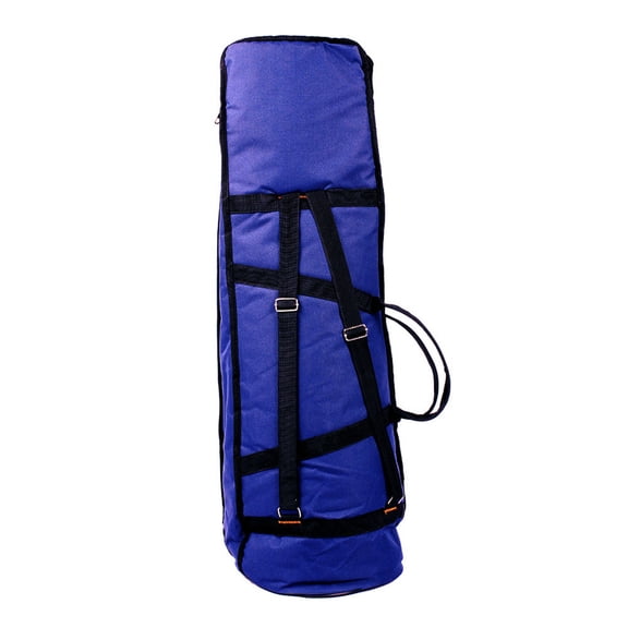 Greeniant Accesorio para bolsa de concierto de trombón, instrumento de latón con cremallera Simple Universal, bolsas de almacenamiento de tela Accesorios para instrumentos musicales Azul
