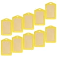 thumbnail image 1 of 10Pcs Sans Titulaire Identité 10 Couleurs Badge Jaune, 1 of 10