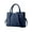 Navy, variant on Spencer Women Satchel Handbags Top Handle Purse Medium Tote Bag Leather Crossbody Purses Shoulder Bag for Work Office Daily, White