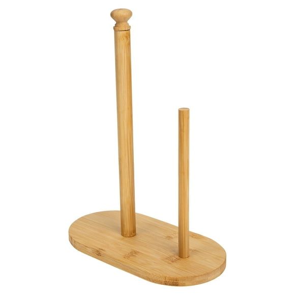 Kitchen Paper Towel Stand Home Paper Towel Holder Wooden Roll Paper Holder for Kitchen