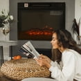 thumbnail image 6 of Electric Fireplace Insert Log Flame Heater w/ Remote Control, 6 of 8