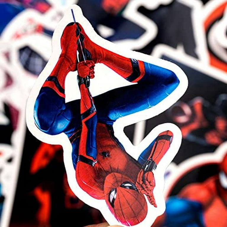 Spider-Man on Motorcycle Marvel Sticker - Cool Stickers Télécharger