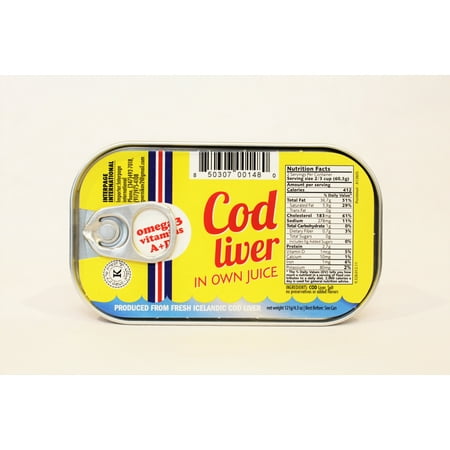 Interpage International Cod Liver In Own Juices, 4.3
