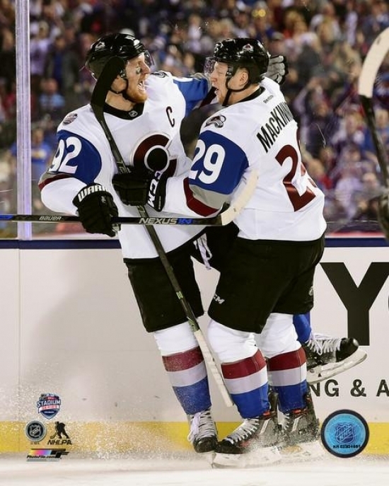 Gabriel Landeskog Nathan Mackinnon 16 Nhl Stadium Series Photo Print Item Varpfsaasu117 Walmart Com