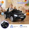 thumbnail image 3 of Gymax Licensed Mercedes-Benz SL R231 Kids Ride on Car 12V Electric Vehicle w/ Music Black, 3 of 10