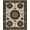 Ivory, Pattern 2, variant on Flatwoven High Traffic Area Rug, Oasis Reversible Black & Clear Outlets, Non Slip, Stain Resistant, Washable Area Rugs for Living Room, Bedroom(Brown, 6X9)
