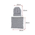 thumbnail image 5 of Viworld Women Winter Beanie Hat Scarf Set Thick Knitted Skull Cap Hats with Neck Warmer Set, 5 of 9