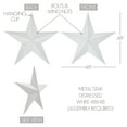 thumbnail image 2 of VHC Brands Patriotic Metal Star Distressed 48x48, Independence Day Decor, Decorative Wall Hanging, Rustic Farmhouse Decorations, Bright White, Black, 2 of 5