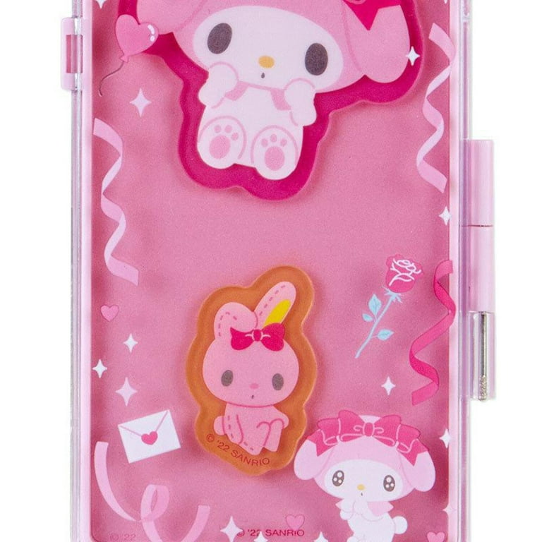 LEDAI Kawaii Sanrio Pencil Bag Hello Kitty My Melody Cartoon Cute Melody Multifunctional Large-capacity Double-Layer Stationery Box, 3