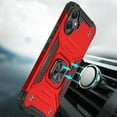 thumbnail image 2 of For Samsung Galaxy A06 SM-A065 Robust Kickstand Phone Case Cover - Red, 2 of 4