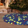 thumbnail image 6 of Sikiie Lemons And Chili 30-48 inches {designName} Print Christmas Tree Skirt Snowman Xmas Tree Skirt with Edge Christmas Decorations for Holiday Party-48", 6 of 7