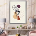 thumbnail image 3 of Designart 'Minimalist Shapes With Ancient Flower I' Modern Framed Art Print, 3 of 4
