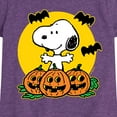 thumbnail image 3 of Peanuts - Snoopy Pumpkin Patch - Toddler And Youth Girls Short Sleeve Graphic T-Shirt, 3 of 6