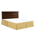 thumbnail image 4 of Nestl Easy Fit 14” inch Tailored Drop Pleated Microfiber Bed Skirt Dust Ruffle, Twin, Camel Gold, 4 of 4