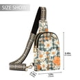 thumbnail image 2 of FORMRS Womens Crossbody Sling Bag Travel Daypack Shoulder Chest Backpack, Sunny Blooms, 2 of 7