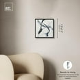 thumbnail image 5 of Nimbus Trace Canvas Digital Abstract Art by Art Remedy, Black Frame, 12 x 12, 5 of 7