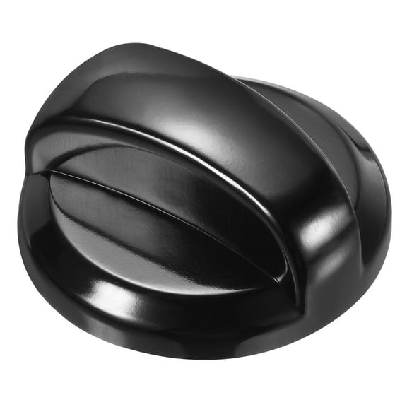 Uxcell 58x24mm Gas Grill Control Knob, 1 Pack Plastic Replacement Knobs Rotating Switch for Gas Grill Stove Oven, Black
