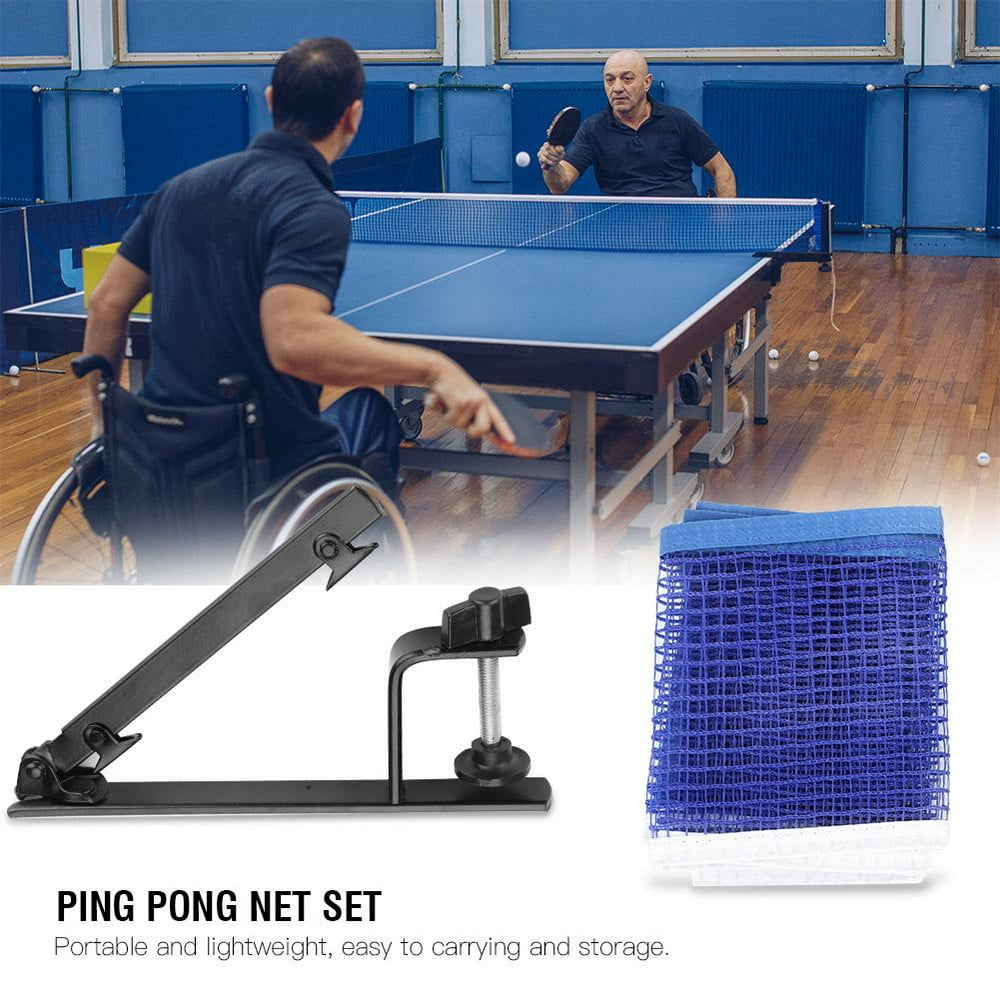Mgaxyff Table Tennis Net Set,Portable Table Tennis Net with Metal Clamp