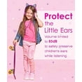 thumbnail image 4 of FosPower Auriculares para niños con orejas de gato LED (límite de volumen seguro de 85 dB), auriculares supraaurales con cable suaves de 3,5 mm con cables sin enredos para iPad/tableta/escuela/viajes, 4 of 5