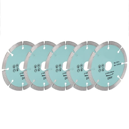 

LYUMO 5Pcs Saw Blades Dry Stone Slices Cutting Disc Woodworking Cutter Tools 105x20mm