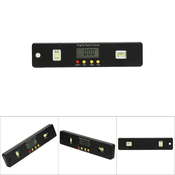 Gauge, Digitaland Protractor, 360 Degrees Mini Digital Protractor Angle Finder Inclinometer Magnetic Bottom Angle Tool