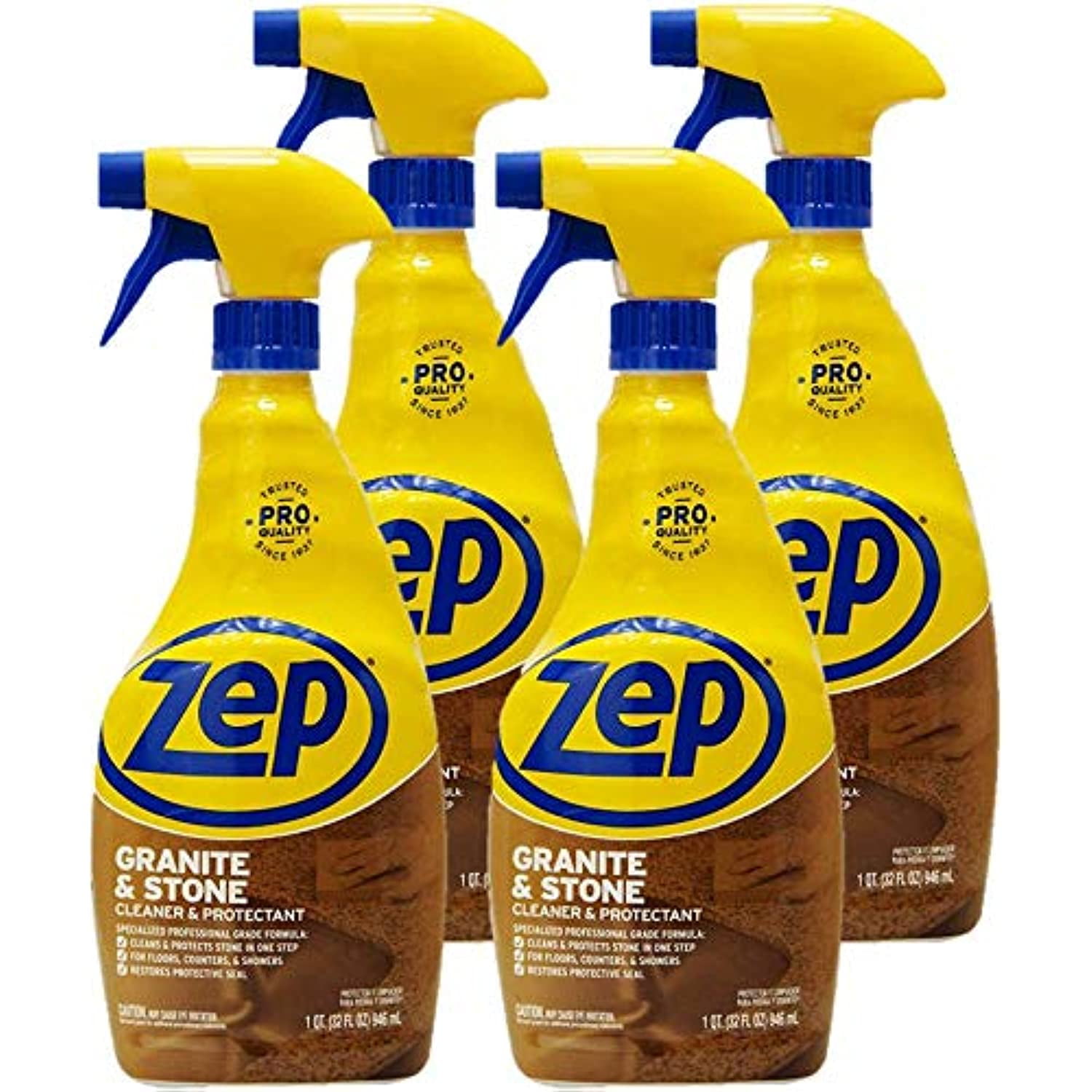 Zep Granite And Stone Cleaner And Protectant 32 Ounces (Case Of 4