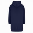 thumbnail image 5 of Towmus Women Full Zip Up Hoodie Plain Hoodies for Womens Casual Fleece Knee Length Tunic Sweatshirts Fall Winter Jackets Tops with Pockets, 5 of 9