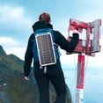 thumbnail image 2 of 6W 5V Solar Panel with USB Port 2PCS Carabiner Monocrystalline Silicon Solar Cell for Outdoor, 2 of 8