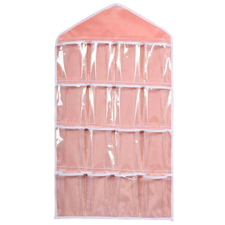 

16 Pockets Wall Hanging Bags Shoes Socks Bra Underwear Pockets Storage Bags Organizer