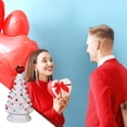 thumbnail image 5 of LSLJS Glowing Red Heart Tree Ornaments, Valentines Gifts 6.3" Ceramic White Tree with Colorful LED Light Bulbs, Battery Operated Light Up Love Heart Tree Figurine Table Decor Gifts for Her, 5 of 8