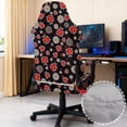 thumbnail image 3 of Uorisanigo Ladybug Gaming Chair Covers for Women Removable Game Chair Slipcovers with 2 Armrest Covers Stretchable Rotating Chair Cover for Office Gift for Friends, 3 of 8