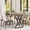 Tiger stripe, variant on Ataucjin 【only table】 Modern Rectangular Dining Table for 6, Sturdy Wood Construction, Elegant Tiger Stripe Finish, Spacious Family Kitchen & Dining Room Furniture