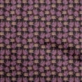 thumbnail image 1 of oneOone Cotton Poplin Chocolate Brown Fabric Tropical Craft Projects Decor Fabric Printed By The Yard 42 Inch Wide, 1 of 5