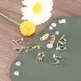 thumbnail image 5 of Unique Bargains Earring Converter with Silicon Earring Pads, 20Pack  Earring Finding with Easy Open Loop (White), 5 of 5