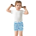 thumbnail image 5 of joogoo Wave Lines Dots Girls Lined Shorts Bike Dance Bottoms 8Y, 5 of 7