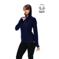 thumbnail image 2 of Merino.tech Merino Wool Hoodie Women - Slim Fit 100% Merino Wool Base Layer Women Half Zip Thermal Long Sleeve Shirt & Socks, 2 of 7