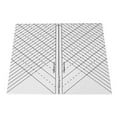 thumbnail image 2 of Durable Acrylic Sew Straight Ruler Templates Dressmaker Tailor Tool DIY Domestic Sewing Machine Quilting Pathcwork Knitting, 2 of 8