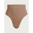thumbnail image 4 of Joyspun Women's Seamless Mid-Rise Shaping Thong, Sizes S to 3X, 4 of 7