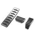 thumbnail image 1 of Coche Gasolina Freno Pie Descanso Pedal Almohadilla para Suzuki - 3 Uds Plata Tono, 1 of 1