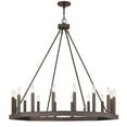 thumbnail image 6 of Vanity Art Farmhouse Vintage 16 Lights Wagon Wheel Chandelier Lights Ceiling Light Fixture for Living Room Dining Room 10586-ORB, 6 of 9