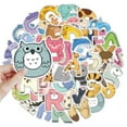 thumbnail image 4 of 51 Cute Zoo-Themed Letter Stickers, Cartoon Animal Alphabet Stickers For Backpacks Decor, Refrigerator & Stationery Crafts, 4 of 5
