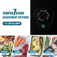 thumbnail image 6 of 3.5 Cubic Chest Freezer, Compact Deep Freezer with Top Open Door and Removable Storage Basket, 7 Gears Temperature Control, Energy Saving, for Office Dorm or Apartment, 6 of 9